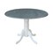 International Concepts Round 42 in. Dual Drop Leaf Dining Table with 2 Slat Back Chairs - 3 Piece Dining Set, 42 in W K05-42DP-C465P - alternate 4
